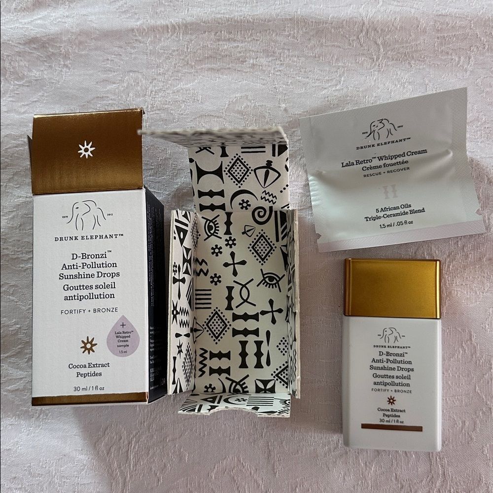 Drunk Elephant D-Bronzi Bronzing Drops with Peptides Anti-Pollution Sunshine